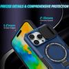 KEYSION Чехол-подставка с магнитным кольцом для MagSafe для iPhone 16 Pro Max Slide Camera Protection Противоударный чехол для телефона iPhone 16