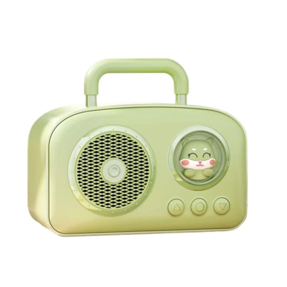 USB Interface Portable Speaker Rich Bass Wireless Speaker Mini Retro Bluetooth Speaker  Student Use