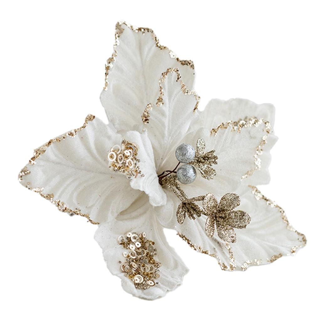 22cm Beautiful Xmas Flowers for Home Decoration and Holiday