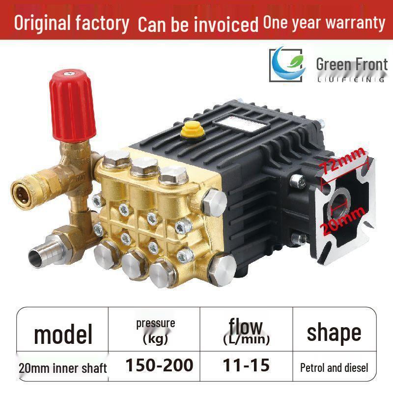 Головка насоса для мойки высокого давления Green Wind, Сборочный узел для автомойки Черный Кот, Керамический плунжерный насос для увлажнителя