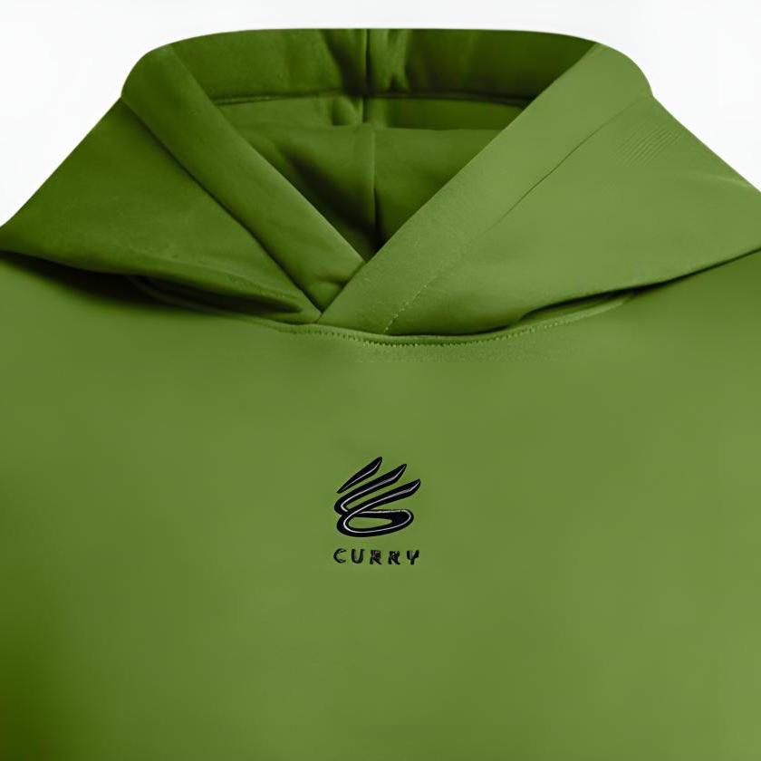 Under Armour Баскетбольная толстовка Curry Splash, удобные мужские толстовки, зеленая 1387096-306