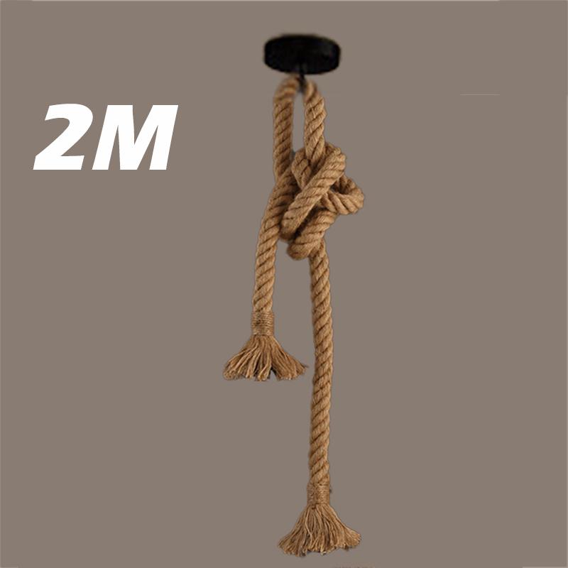 Винтажный Ретро Промышленный Лофт Держатель Пеньковой Веревки Потолочный Подвесной Светильник Лампа Кафе Ресторан Ретро Люстра