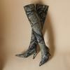 Pointed Thin Heel High Heel Boots Spice Girls Over the Knee Boots 2025 New Long Boots Niche Cowboy Boots Camouflage Stacking Boots