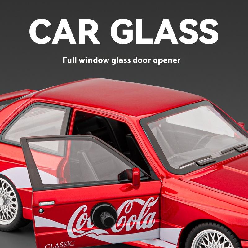 1/24 BMW M3 E30 Soda Version Boxed BMW Alloy Car Model, Suitable for Toy Cars for Children Aged 3-12 Years Old, Adults Can Collect Ornaments and Gifts