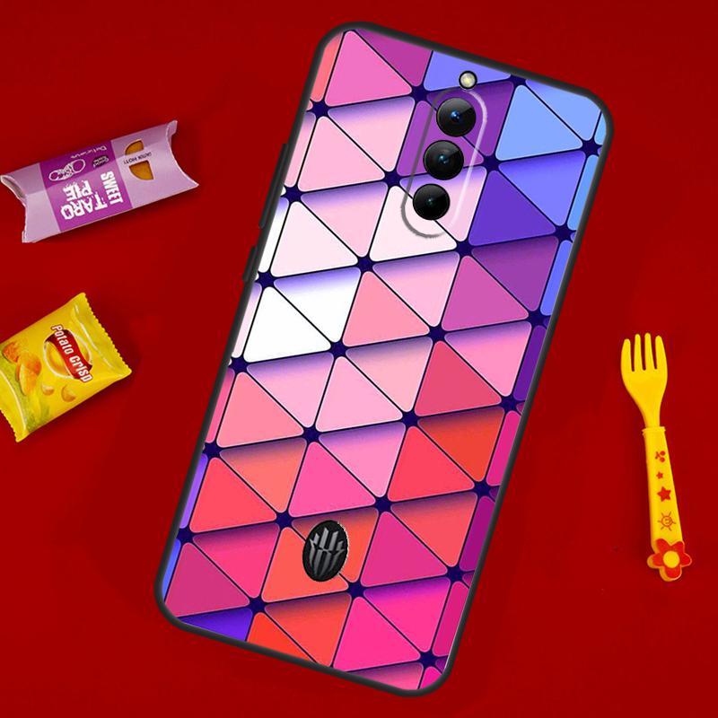 Геометрический абстрактный кристальный чехол для ZTE Nubia Red Magic 8S 9S 10S 8 9 10 11 Pro Plus 6 7 6S 7S Pro 6R 5G 10 Air