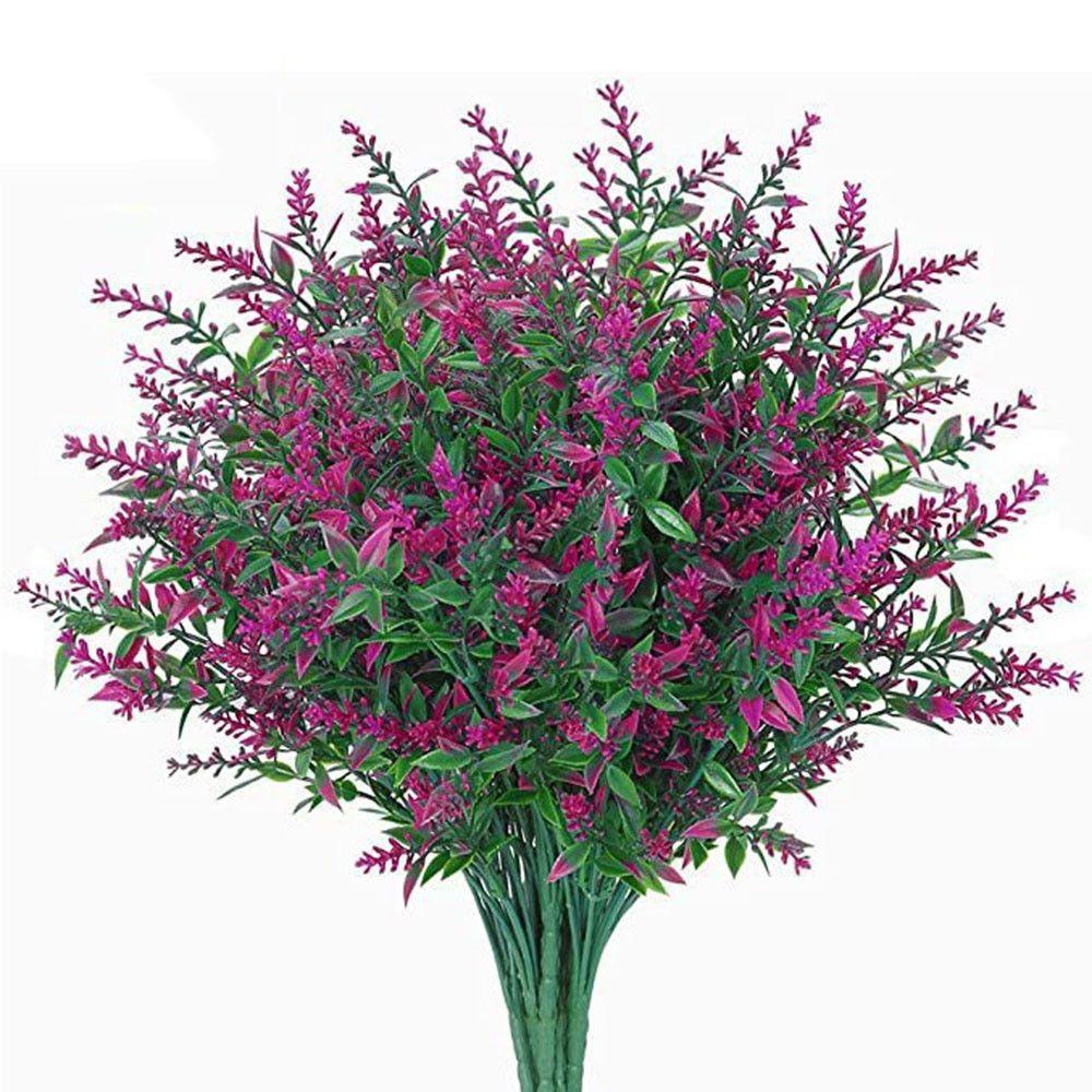 Реквизит для фотосъемки в стиле фермерского дома, Домашний декор для сада, Искусственные кусты лаванды, Растения, Искусственные цветы