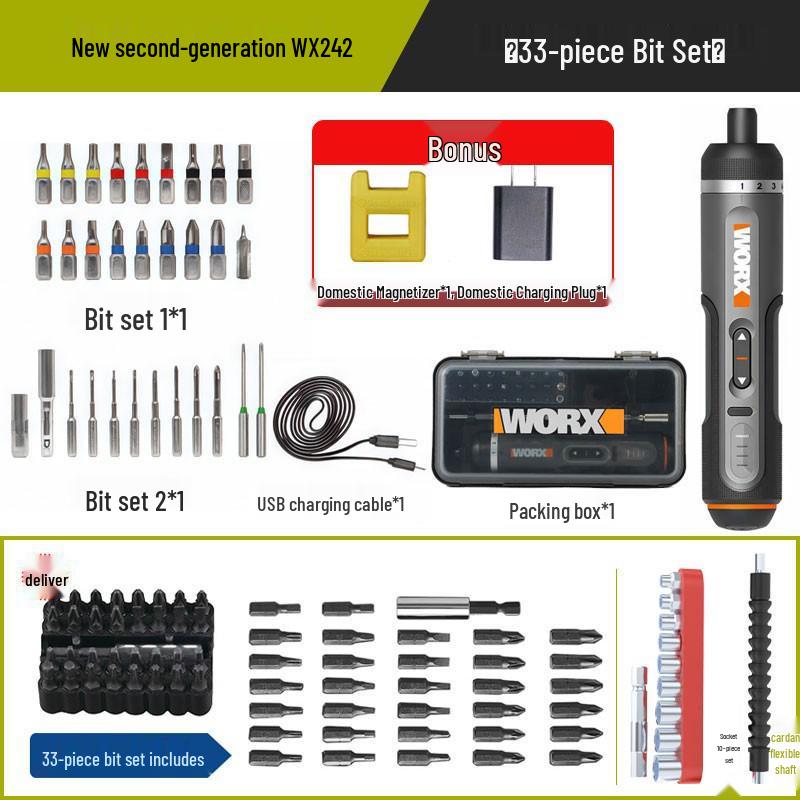 Wickes WX242 Rechargeable Multifunctional Electric Screwdriver