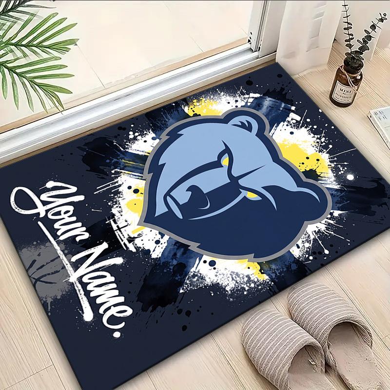 Custom Name Rug Grizzly Marks Logo Design Area Rug Suitable for Indoor And Outdoor,Carpets for Homes, Offices,Living Rooms,Home Decor,Christmas Gift