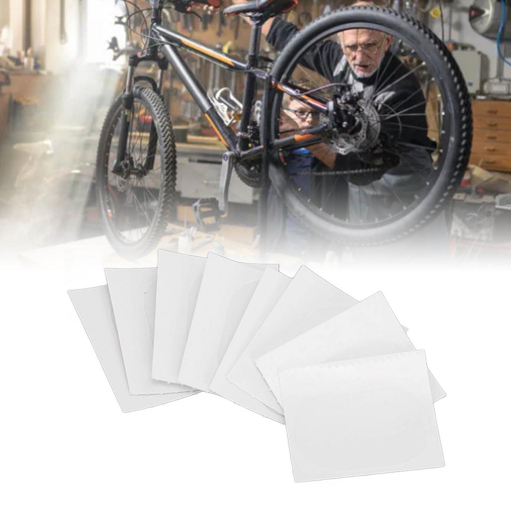 8PCS Bicycle Tire Patch TPU Universal Wearproof Bike Tire Patch Repair Kit For Bicycle Inner Tube