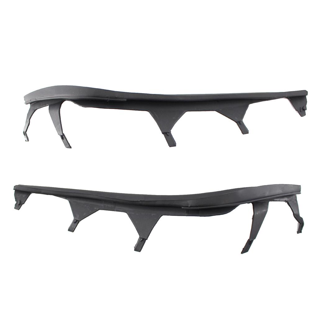 Left & Right One Pair Upper Headlight Cover Strips Replacement for BMW 3 Series E46 02 05(4 door)