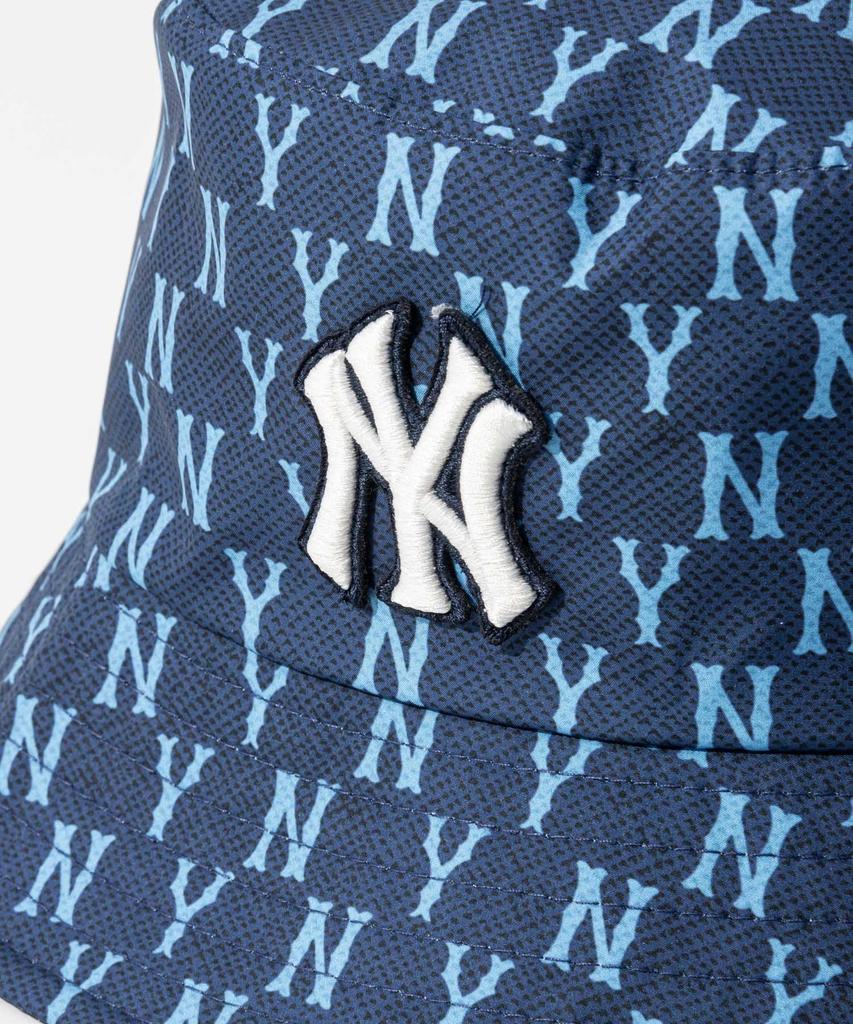 MLB Korea панама 3AHTM022MONOGRAM CLASSIC REVERSIBLE BUCKET HAT СИНИЙ Размер бренда: 59H  Японский размер (ок.): M [Код товара]