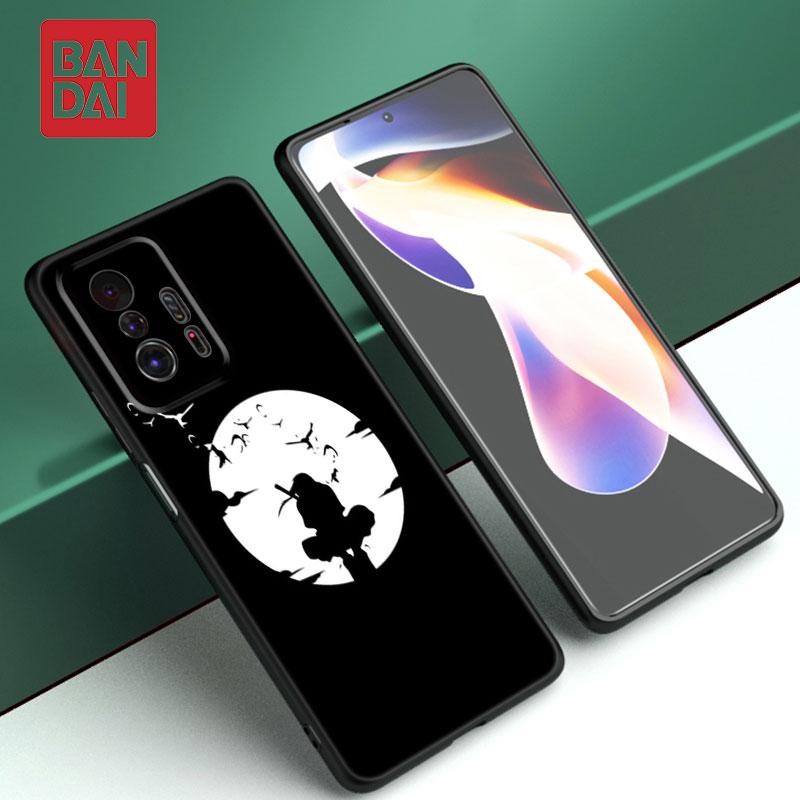 Черно-белый чехол для телефона «Наруто» для Xiaomi Mi POCO X3 NFC GT M4 M3 12 11T 10T Pro A2 11 Lite NE 11i 5G 12X F3 A3, черный чехол