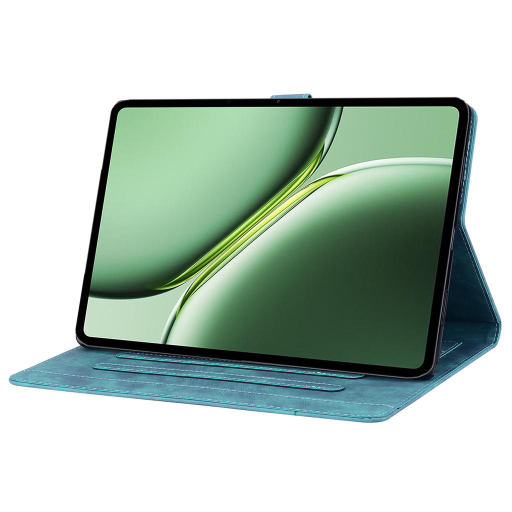 Для OnePlus Pad Pro/Pad 2 Чехол Слоты для карт Кожаный Чехол-подставка для планшета Фолио Обложка Цветок Кошка
