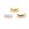 1Pc Bling Grillz Fake Teeth Bulk Halloween Birthday Party Gold Silver
