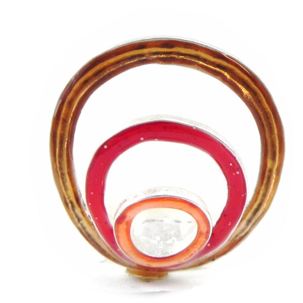 NOA [H8749] — оранжевое дизайнерское кольцо Les Acidulés.