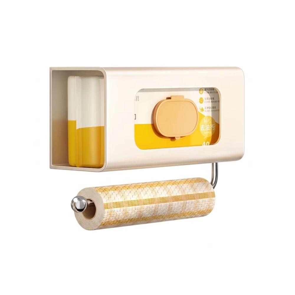 Strong Load Bearing Paper Towel Dispenser Easy Access Wet Wipes Storage Rack Household
