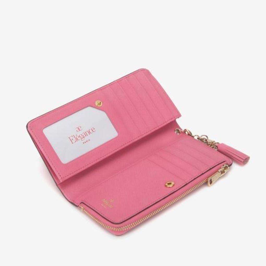 ELÉGANCE Shapiro Calfskin Slim Long Wallet BOSW02GP