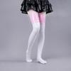 Patent Leather Shiny Over-the-Knee Cosplay Stockings - Sexy Thigh-High Anime-Inspired Leg Wear