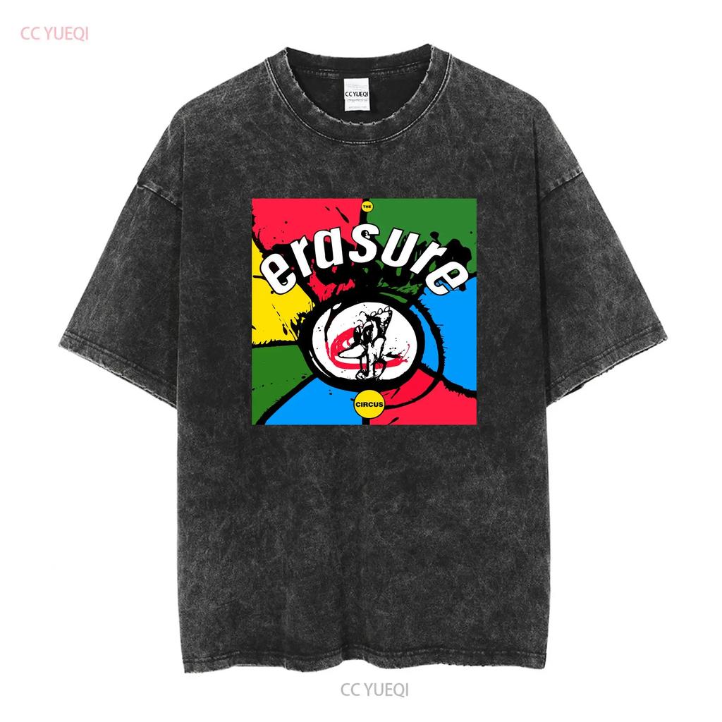 Erasure the circus Active T Shirt Logo Funny Size S to 5XL vintage Washed Casual Unisex Stretched Soft graphic designer clothes
