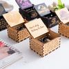 Деревянная музыкальная шкатулка с ручным заводом Музыкальная шкатулка «Веселого Рождества» Рождественские украшения для офиса и дома Подарки Подарок на день рождения