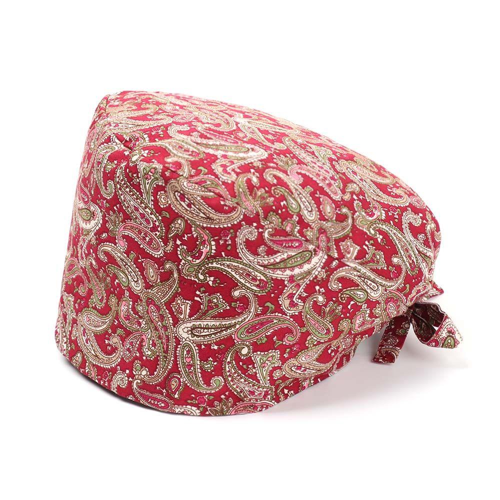 Эластичные круглые мужские и женские хирургические шапочки чистого цвета, хлопковые шапки с пышной шляпой