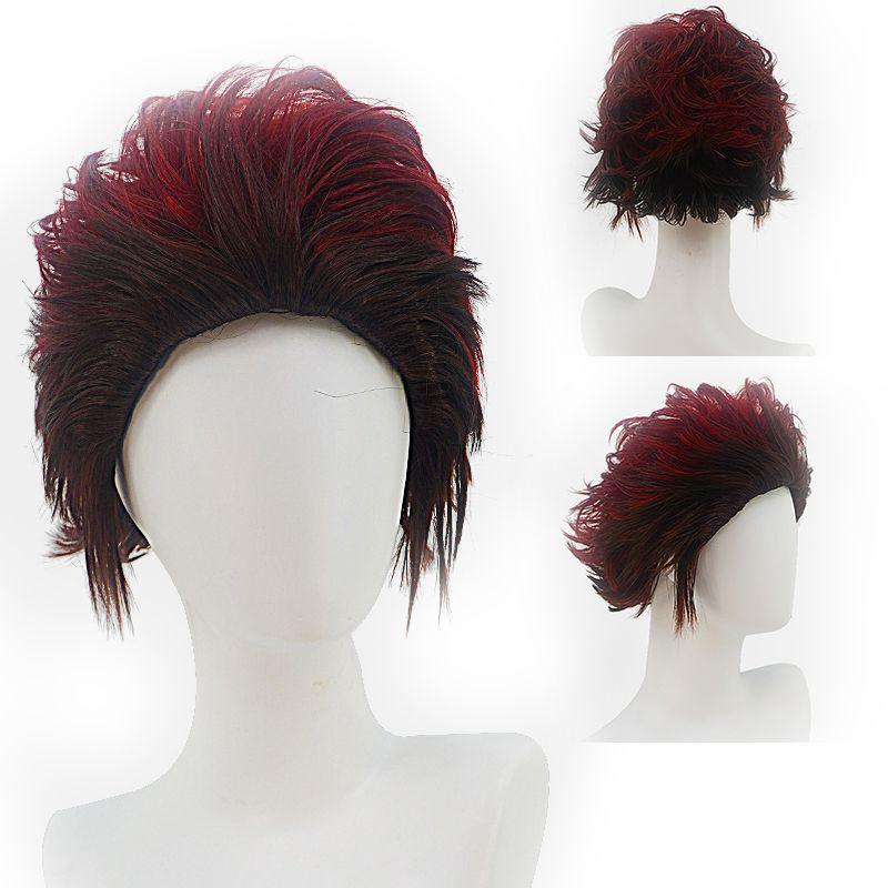 High Temperature Silk Anime Wig Short Length 20cm Perfect For All Face Shapes