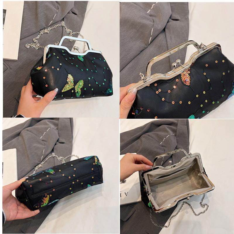 Модная роскошная дизайнерская женская сумка-мессенджер в китайском стиле, сумка для банкета, женская сумка через плечо с цепочкой, женская маленькая сумка через подмышку