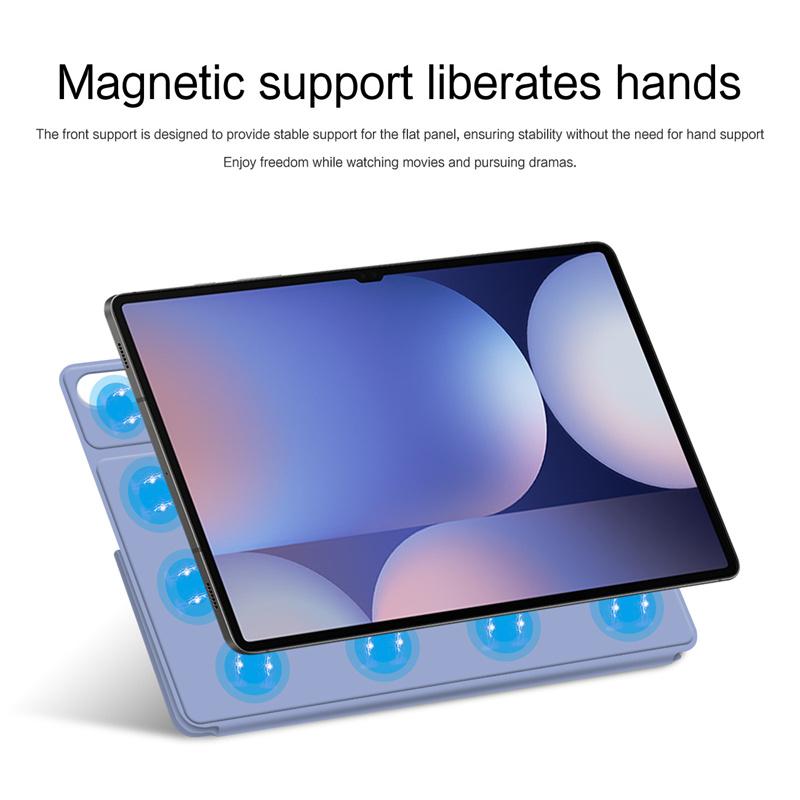 Для Samsung Galaxy Tab S11 S10 Lite S9 S8 S7 FE Plus 12.4 11 Магнитный чехол для Tab S10 S9 S8 Ultra 14.6 дюйма Чехол с держателем для стилуса