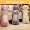 Plush Bib Cat Toy Long Pillow Cartoon Stuffed Doll Decoration Kids Cute Gift