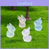 Adorable Glow In The Dark Resin Deer Miniature For Diy Garden Decor And Crafting