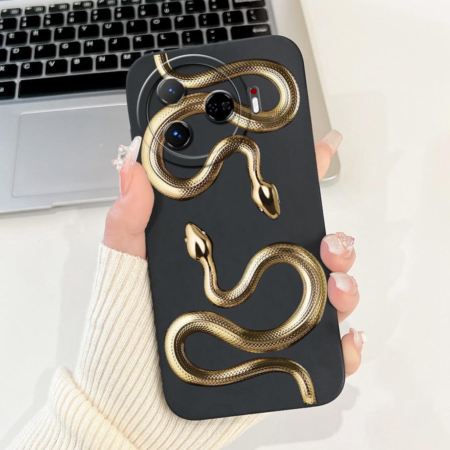 Чехол для телефона Tecno Camon 30s 30sPro, Жидкий силикон, Мягкая задняя крышка для Camon 30 Pro 5G, Бампер, Дракон, Кошка, Цветок, Бабочка