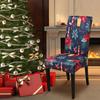 Cartoon Christmas Chair Cover Seat Protector Wear for Chairs Dinner Chair Seat Cover  Party Decor