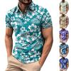 Men's Summer Leisure Culture Breathable Short Sleeved Shirt Top