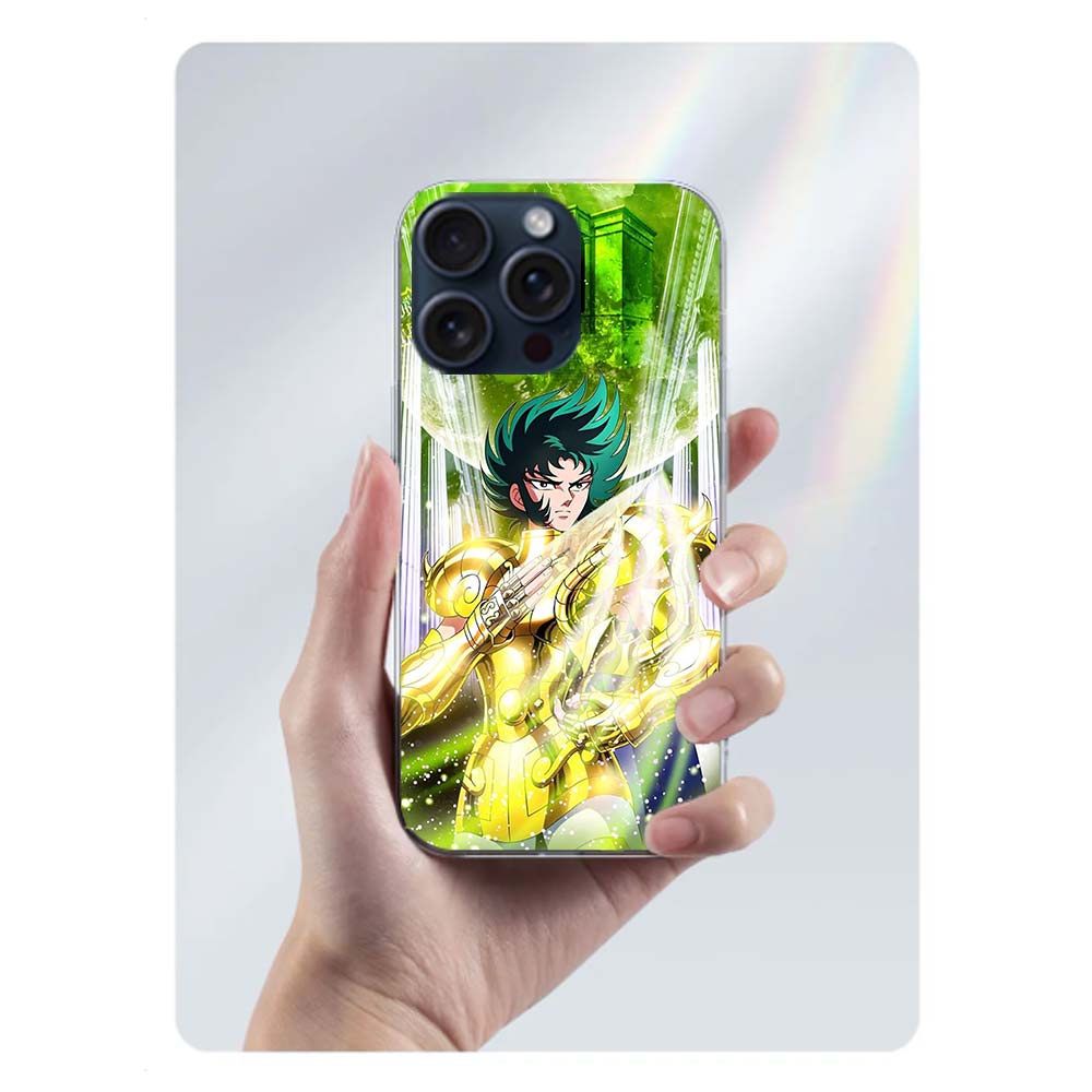 Saint Seiya Knights Of The Zodiac Clear Phone Case For Iphone 17 Air 16 Pro Max 15 Pro 14 Plus 17E 16E 11 13 12 Mini Cover Cases