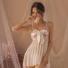 Sex Underwear Pure Desire Wind Perspective Temptation Suspender Skirt Sexy Large Size Bow Free Pajamas Women Free