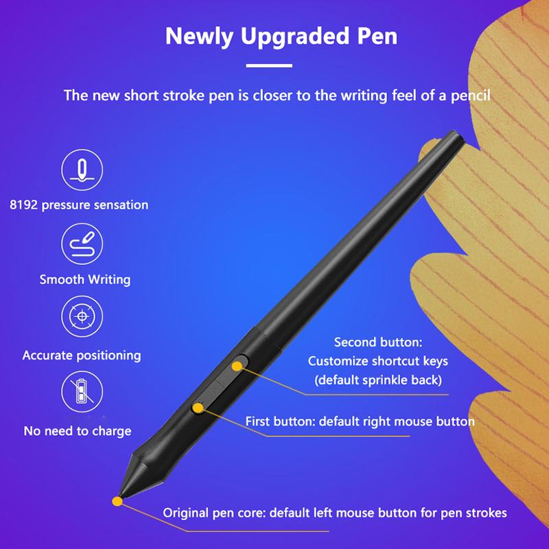 Графический планшет для рисования Цифровой планшет для письма Доска для рисования Для телефона Android Windows Mac Ноутбук для рисования Курс дизайна