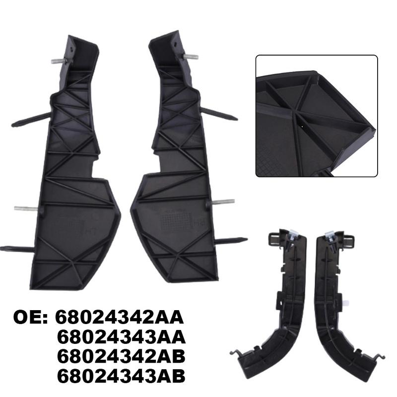 Fixed Bumper Brackets 4 PCS Replacement for Dodge For Challenger 2015 OEM Compatible Numbers 68024342AA 68024343AA
