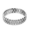 KALEN Golden High Finish Men Vintage Zircon Watch Strap Stainless Steel Bracelet Ring Set Party Holiday Jewelry Gifts