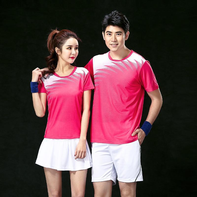 Quick-Dry Badminton Set Men Women Kids Sportswear Tennis Volleyball Training Competition Uniform