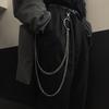Hip-hop Punk Style Metal Versatile Double-layer Trouser Chain Male Personality Key Chain Pants Chain Accessories Trend