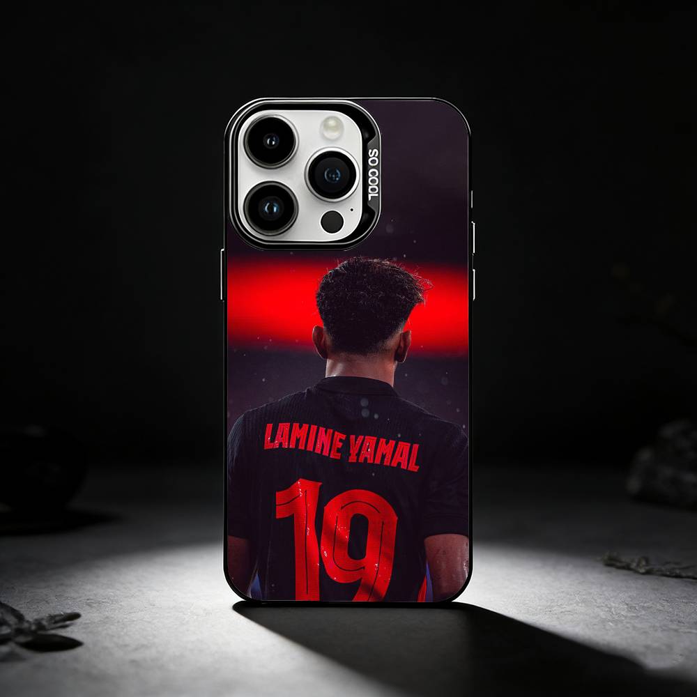 Чехол для телефона L-Lamine 19 Y-Yamal Для iPhone 17,16,15,14,13,12,11 Plus,Pro Max,XS,Цветной серебристый чехол для телефона
