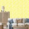 Cream, White and Yellow Hearts Wallpaper 50x1000