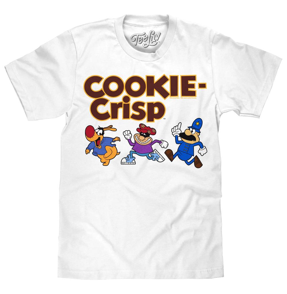 Cookie Crisp Cereal Mascot Mens T Shirt White