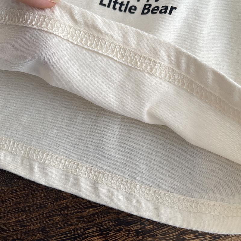 Little Bear Three-Piece Set: Jacket, Casual Pants, Trendy Boy's Fashion.