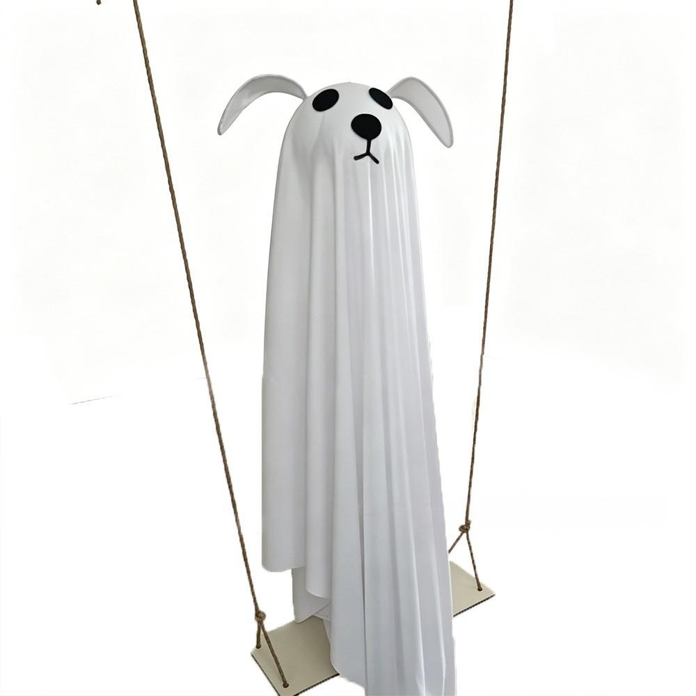 Light-Weight Hanging Hanging Ghost Ornaments Ghost Swing Set Tree Decoration