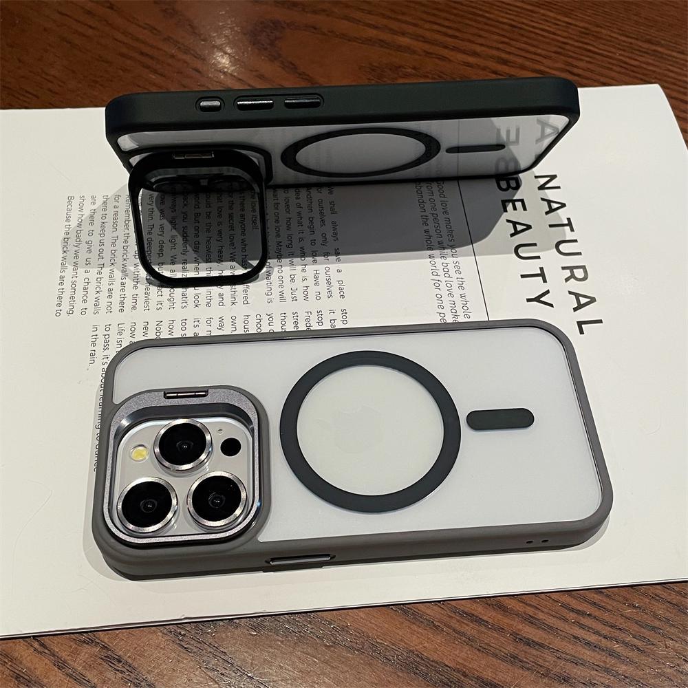 Магнитный держатель для камеры, прозрачный, для iPhone 15, 14, 13, 12, 11 Pro Max Plus, для крепления объектива Magsafe, противоударный чехол Funda