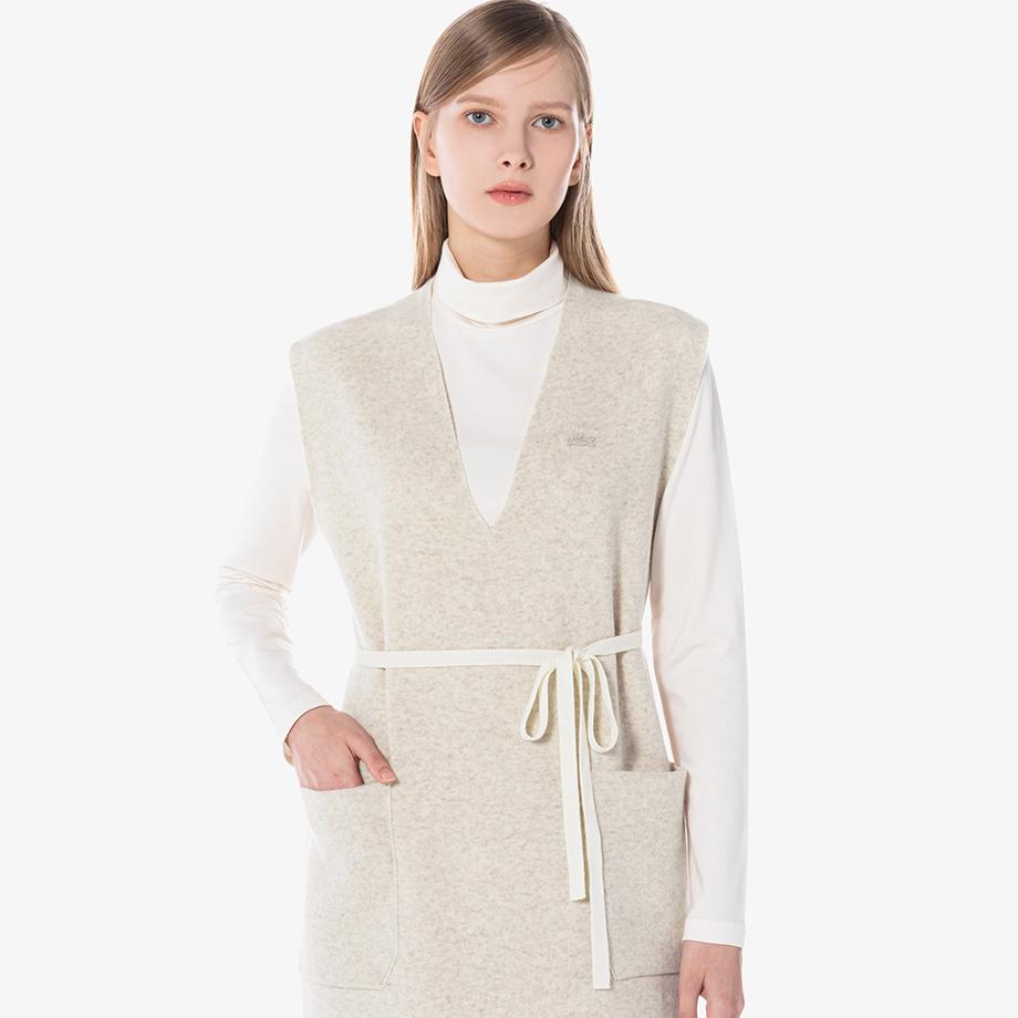 [lacoste] Women's V-Neck Sleeveless Dress EF194E-54NXFJ
