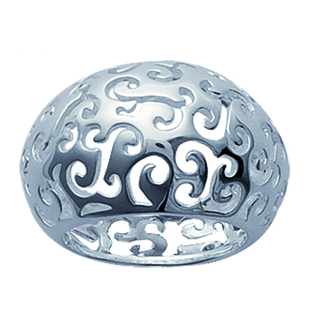 Silver Ring 'Filigranas' Silver - 16 Mm
