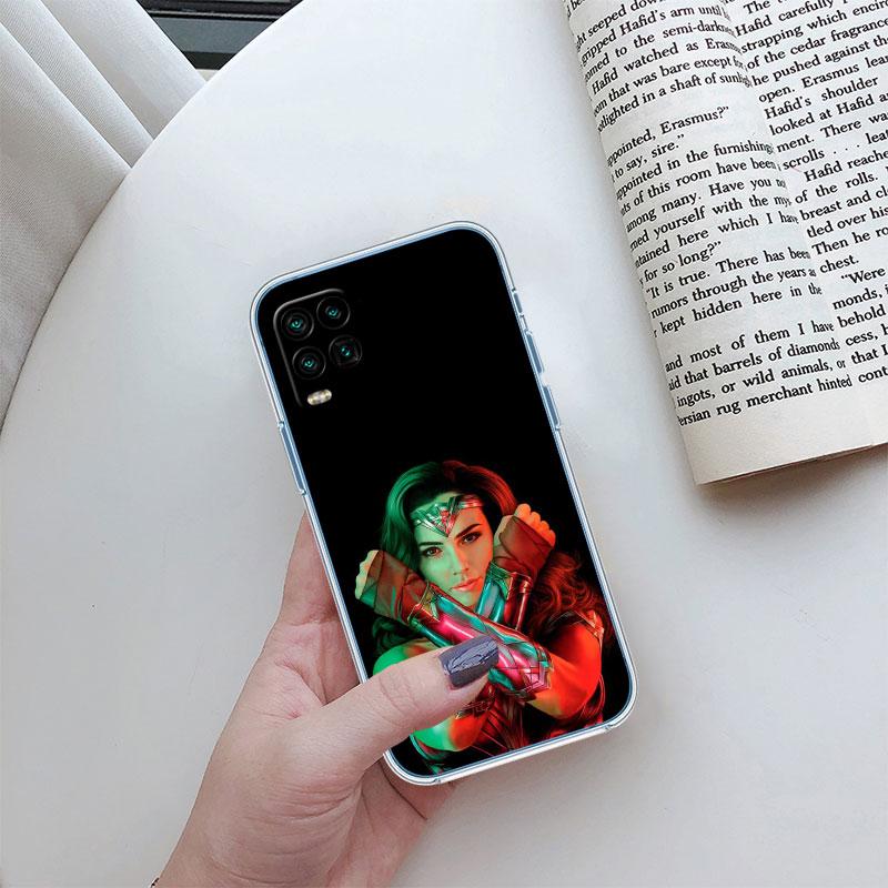 Wonder Woman Transparent Phone Case for Motorola Moto G7 G8 G9 G84 G85 G73 G24 G15 Z2 Play Power Plus