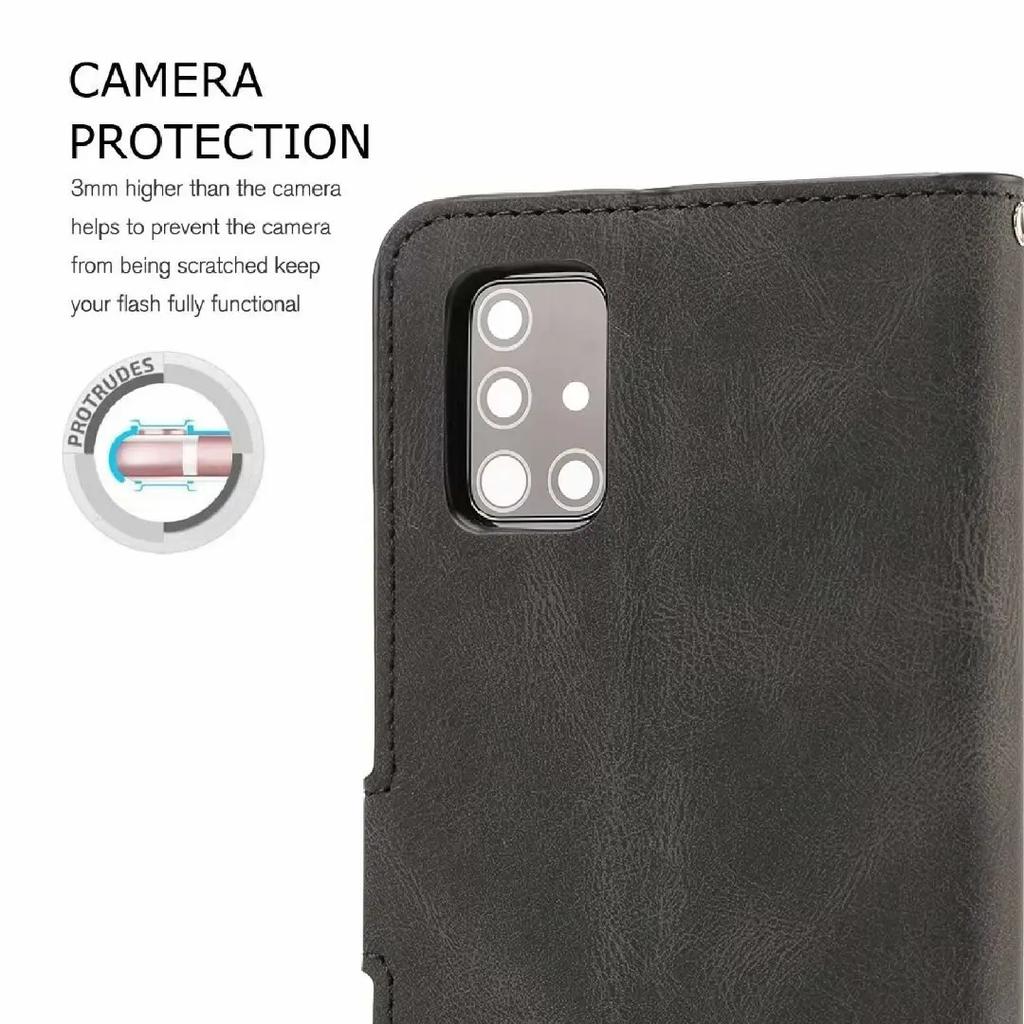 Flip Wallet Case For Samsung Galaxy A10 A12 A20E A21S A22 A31 A40 A41 A42 A50 A51 A52 A70 A71 A72 Leather Funda Protect Cover